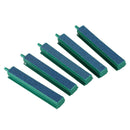 5 Pcs Aquarium Air Bubble Release Air Stones Bar 4" Green+Blue Q2Q7