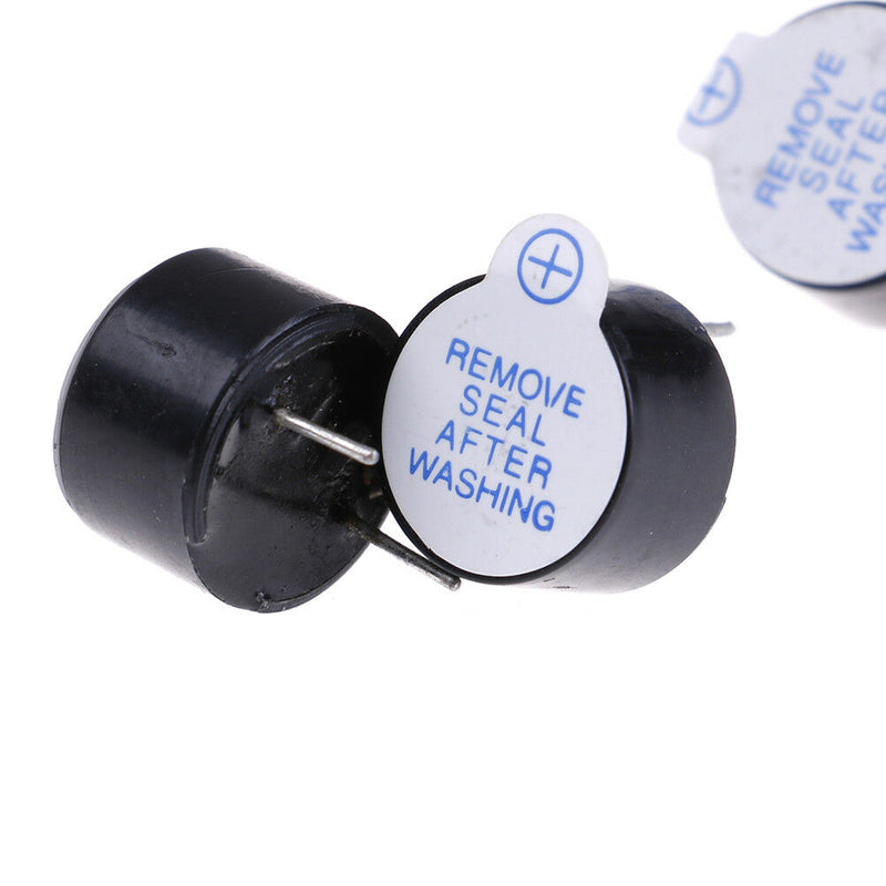 5PCS 5V Active Buzzer Magnetic Long Continous Beep Tone Alarm Ringer 12MM Tg