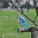 Boho Feather Gypsy Dream catcher Keychain For Women Keyring Keyholder G8B2