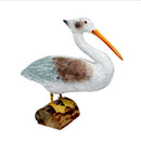 Wooden Seagull Ornament Artificial Simulated Decoration Bird Art Craft