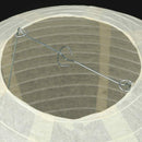 1x Round Paper Lanterns Lamp Shade Wedding Decoration 18inch/45cm, Creamy-w N1U2