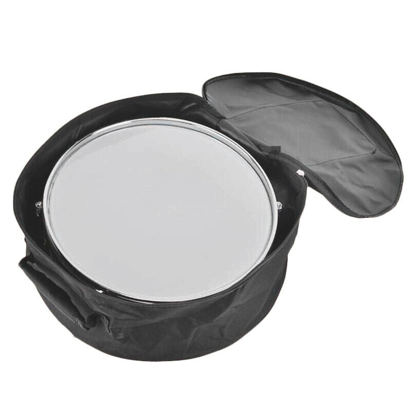 15 Inch Snare Drum Bag Backpack Case with Shoulder Strap Outside Pockets Pe