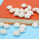 100pcs Five-Pointed Star Stamp Paint Wax Envelope Card Sealing Wax(White) A
