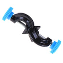Lab Stands Double Top Wire Clamps Holder Metal Grip Supports Right Angle Clip FT