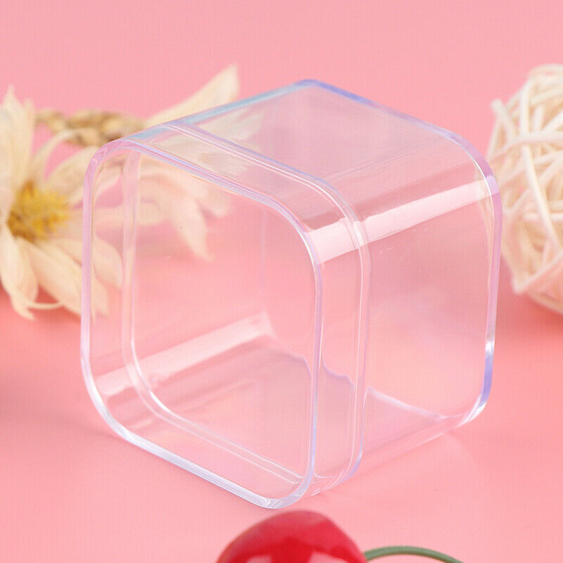 1Pc Plastic Transparent Storage Container Box For Light Clay Foam Mud Tool3C