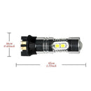 1 pair Car Light LED DRL Fog Driving Daylight Daytime Running LED White Lamp