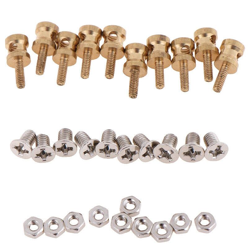 10Pcs Brass Linkage Stopper for 2.1mm Pushrod Connector for RC plane ModSE