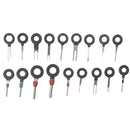 18PCS Terminal Removal Tools Car Plug Circuit Crimp Wire Connector Pin Extractor