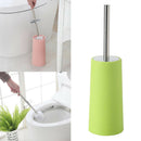 Toilet Brush Long Handle Bathroom Bowl Scrub Cleaning Brush Green