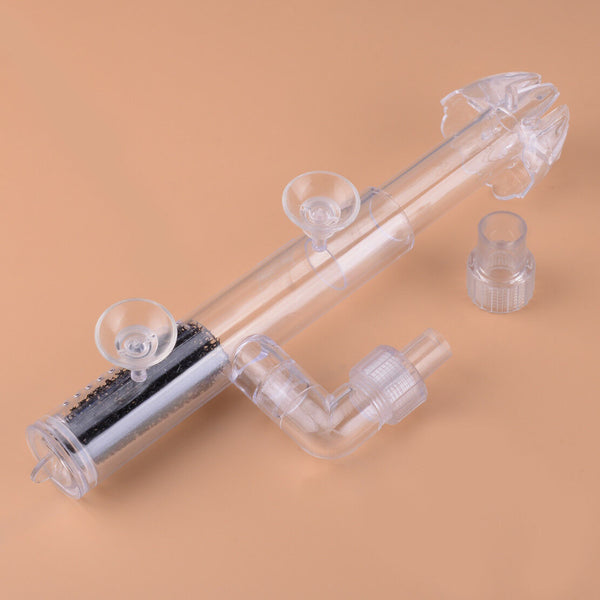 Acrylic Protein Skimmer Aquarium Filter fr Fish Tank Water Plant Oil Film Dust