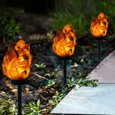 Solar Power LED Squirrel Lawn Light Outdoor Waterproof Yard Landscape Lamp