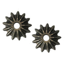 2pcs Metal Diff Bevel Gear Replacement Pinion for  Slash Truck Accs