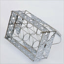 Daily Home Kitchen Storage Dedicated Iron Square Double Plate E2Y4