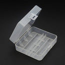 2pcs Plastic Battery Storage Case Box Holder For 26650 Rechargeable Battery