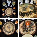 Divination Handmade Rune Stones Card Set Nordic with Bag Props Home Toys