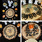 Divination Handmade Rune Stones Card Set Nordic with Bag Props Home Toys
