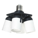 4 In 1 E27 to E27 LED Lamp Bulbs Socket Splitter Adapter Holder For Photo Studio