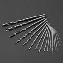 25pcs Straight Shank High Speed Steel Twist Drill Bits Woodworking Reamer