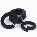 80Pcs M2/2.5/3/4/5/6/8/10 Grade 8 Steel Black Spring Coil Split Lock Washers Kit