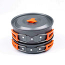 8Pcs/ Set Portable Outdoor Cooking Camping Hiking Cookware Picnic Bowl P WFJ