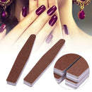 New 10pcs Diamond Brown Corundum Nail Art Tools Nail File Nail Sand Grind