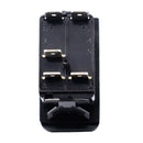 Dual Blue Backlit ROOF LED LIGHT BAR Rocker Switch 5 Pin for Boat ATV UTV