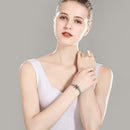 Boho Women Retro Turquoise Cuff Bracelet Alloy Ethnic Open Bangle Jewelry
