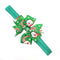 6pcs Hair Band Christmas Baby Swallowtail Bowknot Headdress Hair Accessory