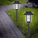 LED Solar Buried Light Waterproof Torch Spotlight Landscape Lighting (A)
