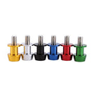 2pcs Motorcycle CNC Swingarm Swing Arm Spools Sliders Stand Bobbins 6mm Red