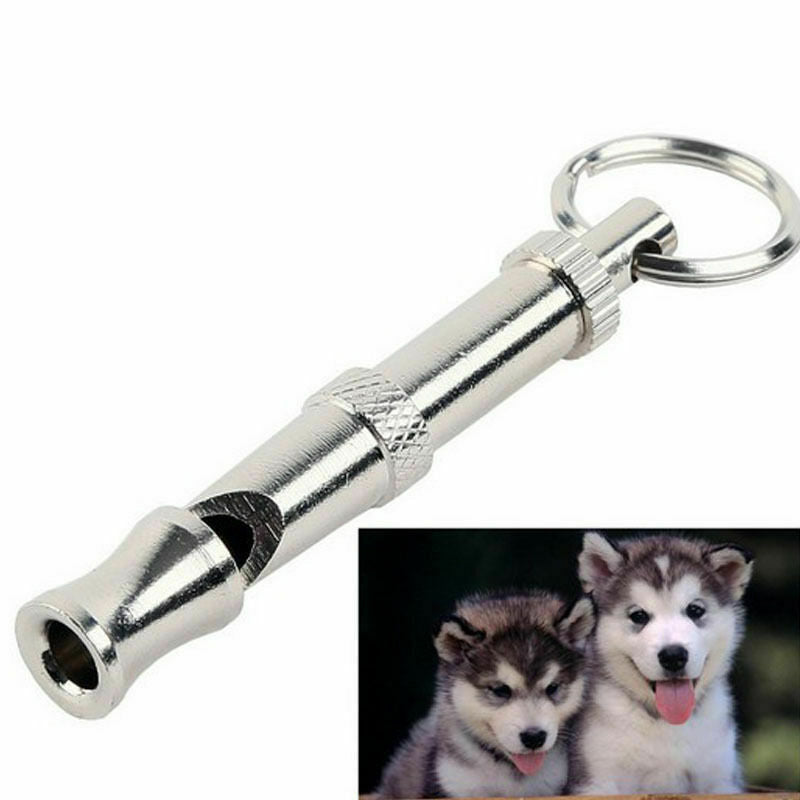 Stainless Steel Outdoor Durable Flute Loudly Puppy Portable Pet Dog Whistle