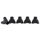 Lot of 5 Anti-skid Rubber Cane Walking Stick Crutch Walker Tips End Feet Set