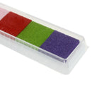 Light 6 Color Ink Pad Inkpad Rubber Stamp Finger Print Craft Non-Toxic Baby F3P4