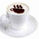5X(Various Themes 16pcs Coffee Stencils, Frosted Transparent Coffee Decora S8M5)
