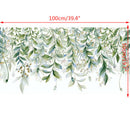 Green Leaves Wall Stickers For Bedroom Living Room DIY Wall Decals Door Mu,SE