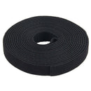 Utility Nylon Double-sided Black Hook & Loop Fastening Tape Strip Cable Tie Y6X5