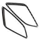 2x Carbon Fiber Car Side Air Vent Cover Trim Stickers for Mazda 3 14 17 18