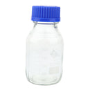 2 Pieces Clear Glass Reagent Sample Bottle Jar Graduated Laboratory 2 Size