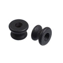 2x Ebony Guitar Strap Lock Button for Guitar Ukulele Bass Parts Accessories