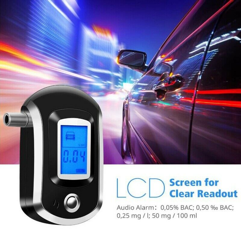 Alcohol Tester Breathalyzer Digital Breath Alcohol Tester Display in Large  X2C3