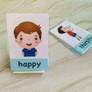 14 X Emotion Cards Early Childhood Cartoon English Education Emotional Card P3N6