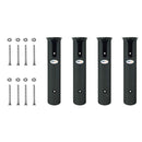 4x Fishing Rod Holder (Holds 4 Rods) Reel Storage with Screws - 270mm Long