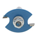 8mm Shank Biscuit Joiner Cutter Router Bit With Top Bearing 4mm Cutter Tool