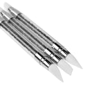 3pcs/Set Dual-Ended Silicone Nail Art Pens Hollow Carving Manicure Brushes A