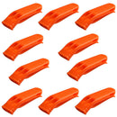 Outdoor Camping Survival Loud Whistle Sport Match Dual Band Whistle (10pcs) A