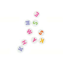 100pcs Colorful English Letters Alphabet Acrylic Beads For DIY Jewelry Making LJ