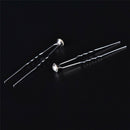 20Pcs Transparent Crystal Rhinestone Diamante Wedding Bridal Prom Hair Pins LJ