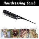 Anti-static Hairdressing Comb Hair Trimmer Comb for Hair Styling (Black) A