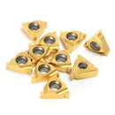 10pcs 11ER A60 Carbide Inserts for MGEHR/MGIVR Lathe Grooving Cut-Off Tool