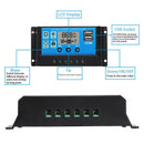 12V 20W USB Solar Panel with Car Charger Crocodile Clip 30A USB Solar Charg